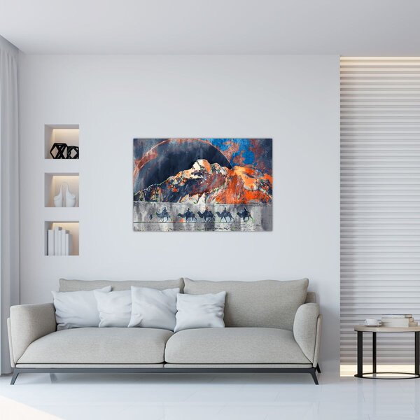 Kép - A sweathouse-ok illusztrációja (90x60 cm)
