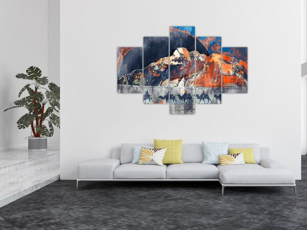 Kép - A sweathouse-ok illusztrációja (150x105 cm)