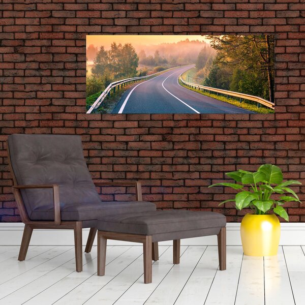 Kép - Az utazás napfelkeltekor (120x50 cm)