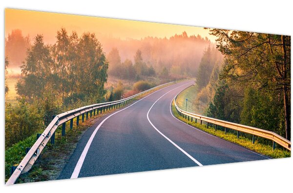 Kép - Az utazás napfelkeltekor (120x50 cm)