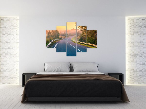 Kép - Az utazás napfelkeltekor (150x105 cm)