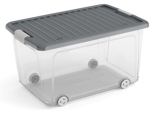 Fedeles műanyag tárolódoboz 56,5x39x31,5 cm W box L – KIS