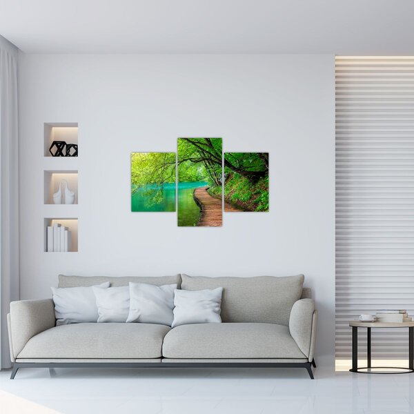 Kép - Plitvicei-tavak (90x60 cm)