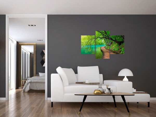 Kép - Plitvicei-tavak (90x60 cm)