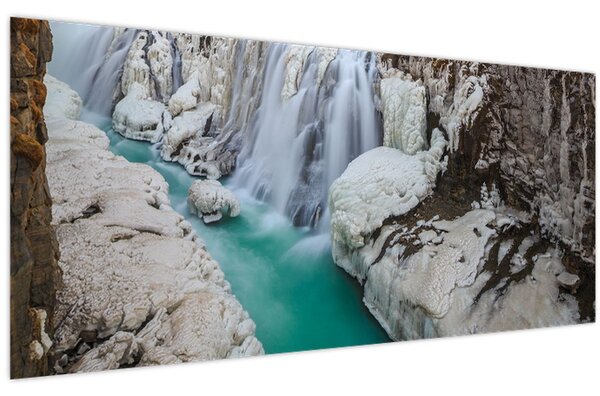 Kép - Izlandi természet (120x50 cm)