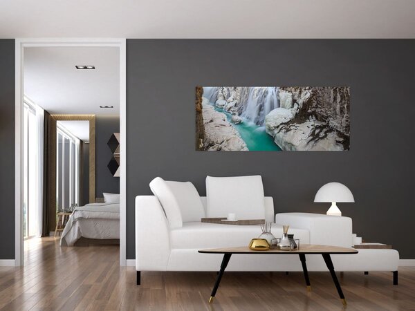Kép - Izlandi természet (120x50 cm)