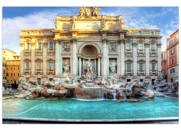 Kép - Trevi-kút (90x60 cm)