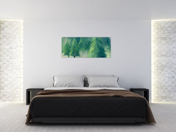 Kép - Festett tűlevelűek (120x50 cm)