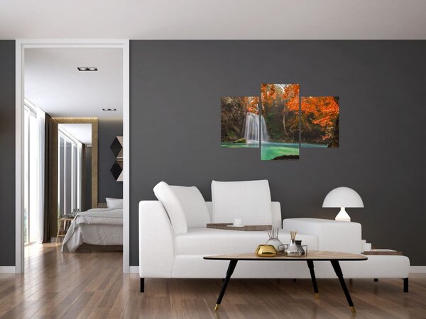 Kép - Vízesés Thaiföldön (90x60 cm)