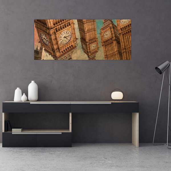Kép - Big Ben, London (120x50 cm)