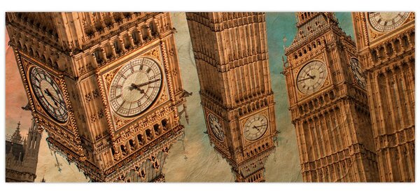 Kép - Big Ben, London (120x50 cm)