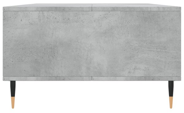 Betonszürke szerelt fa dohányzóasztal 104 x 60 x 35 cm