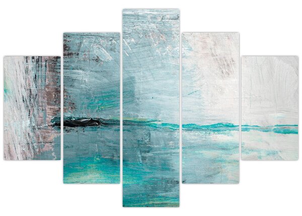 Kép - Absztrakt olajfestmény (150x105 cm)