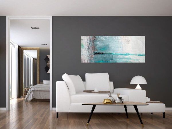 Kép - Absztrakt olajfestmény (120x50 cm)