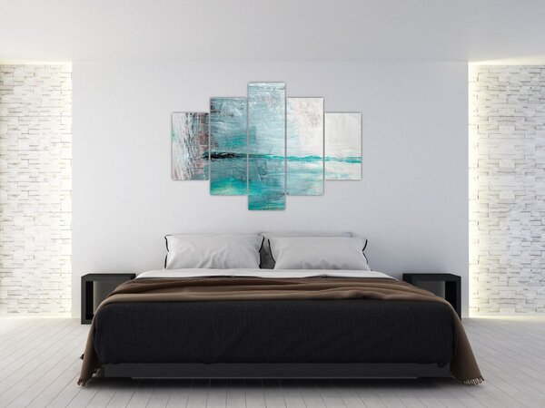 Kép - Absztrakt olajfestmény (150x105 cm)