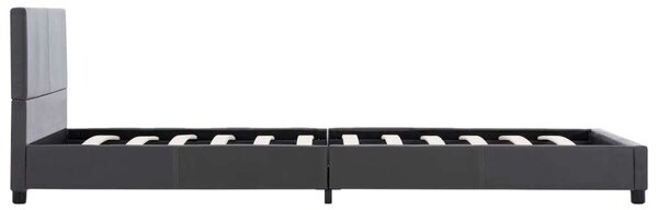 VidaXL szürke műbőr ágykeret 100 x 200 cm