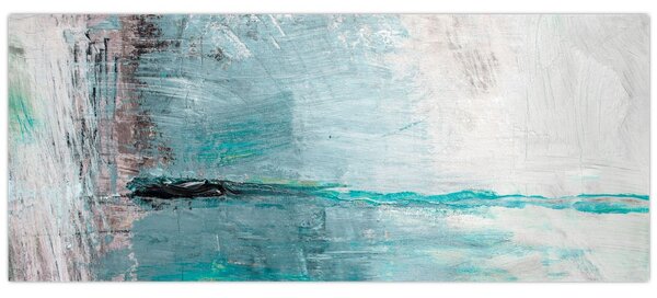 Kép - Absztrakt olajfestmény (120x50 cm)