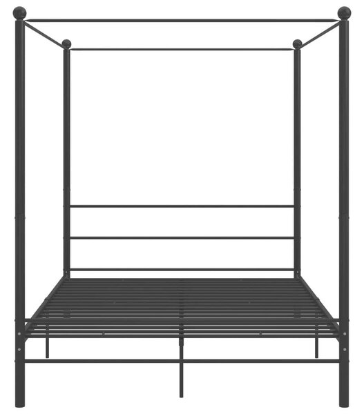 VidaXL Baldachinos Ágykeret - Fém - 160x200 cm