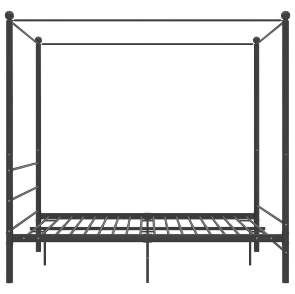 VidaXL Baldachinos Ágykeret - Fém - 160x200 cm