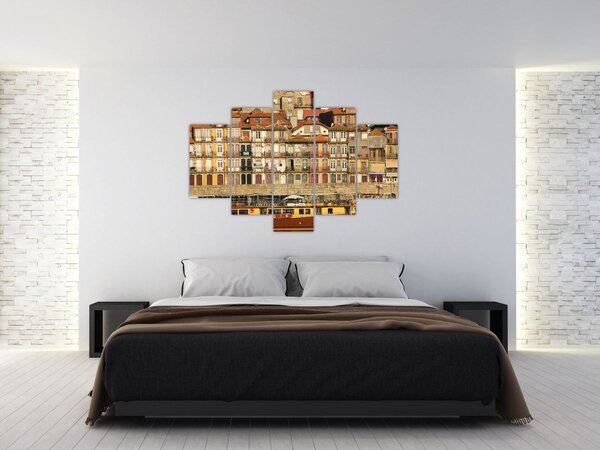 Kép - Vízparti negyed, Portugália (150x105 cm)