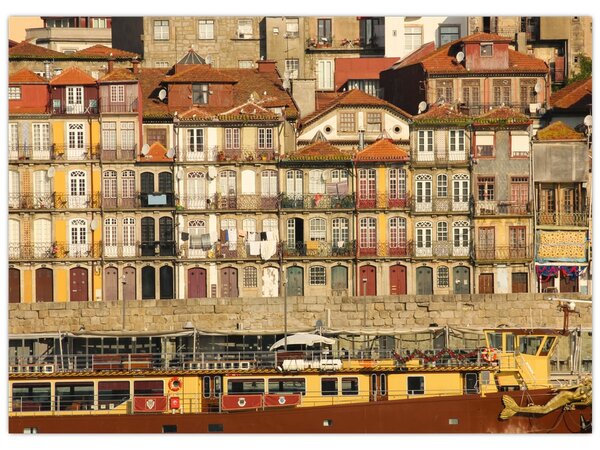 Kép - Vízparti negyed, Portugália (70x50 cm)