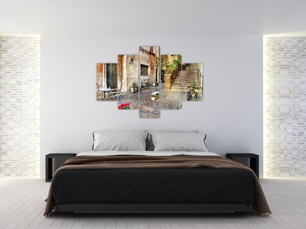 Kép - Róma régi utcái (150x105 cm)