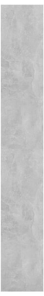VidaXL Könyvespolc/Térelválasztó - Betonszürke - 80x30x198 cm