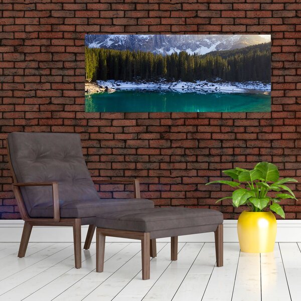 Kép - Karersee tó (120x50 cm)