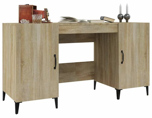 VidaXL Sonoma Tölgy Íróasztal - 140x50x75 cm