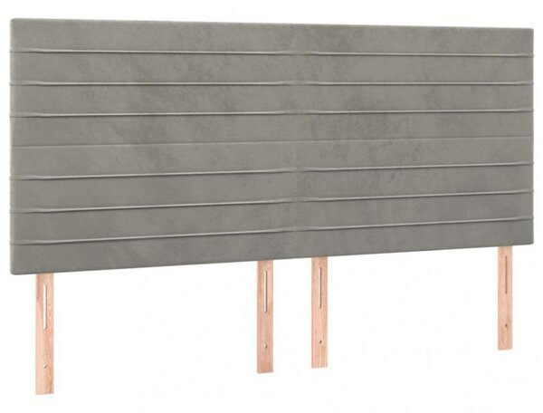 Bársony Ágy - Rugós Matraccal - 160x200 cm