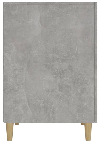Betonszürke szerelt fa íróasztal 140 x 50 x 75 cm