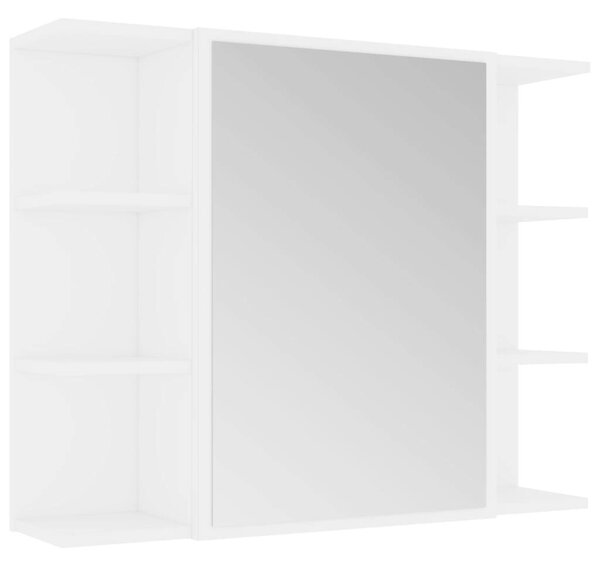 Fürdőszoba Bútorszett - 3 részes - Fehér - Forgácslap