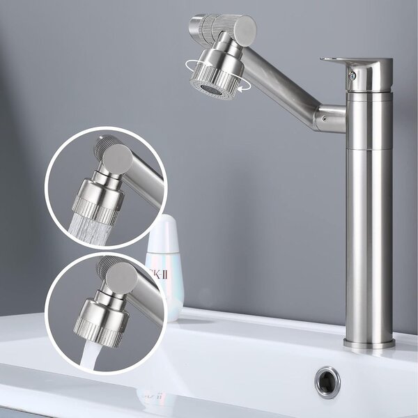 Rea, fürdőszobai csaptelep REA PACO Nikkelkefe INOX High, REA-B0537