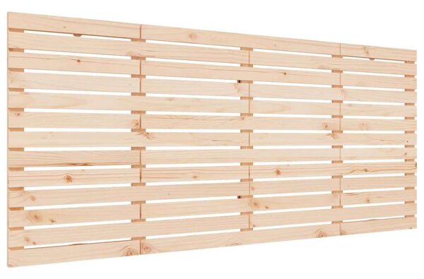 VidaXL tömör fenyőfa fali fejtámla 186 x 3 x 91,5 cm