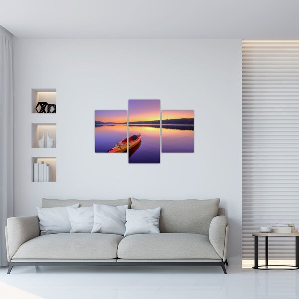 Kép - Kajak a tavon (90x60 cm)