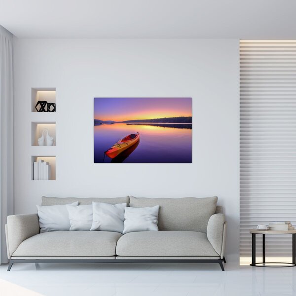 Kép - Kajak a tavon (90x60 cm)