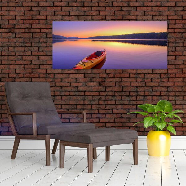 Kép - Kajak a tavon (120x50 cm)