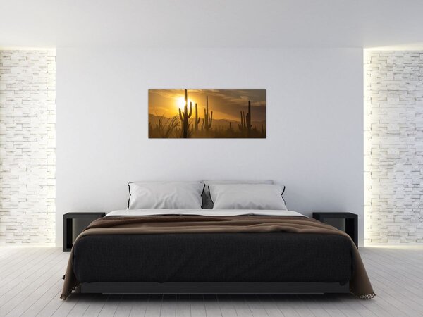 Kép - Saguaro kaktuszok (120x50 cm)