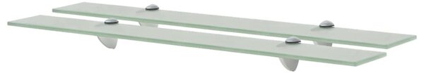 2 db lebegő üvegpolc 70 x 10 cm 8 mm
