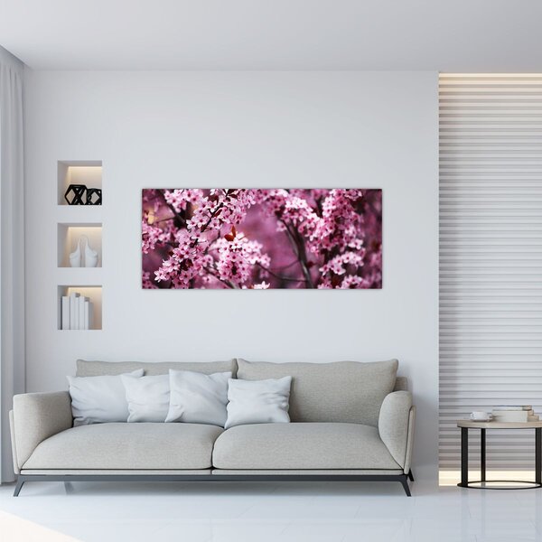 Kép - Rózsaszín sakura (120x50 cm)
