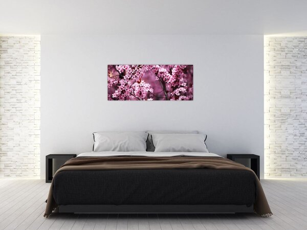 Kép - Rózsaszín sakura (120x50 cm)