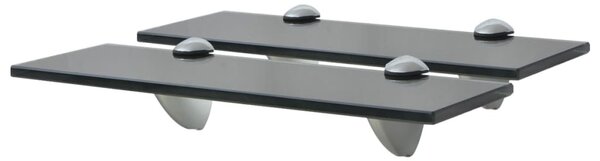 2 db lebegő üvegpolc 30 x 10 cm 8 mm