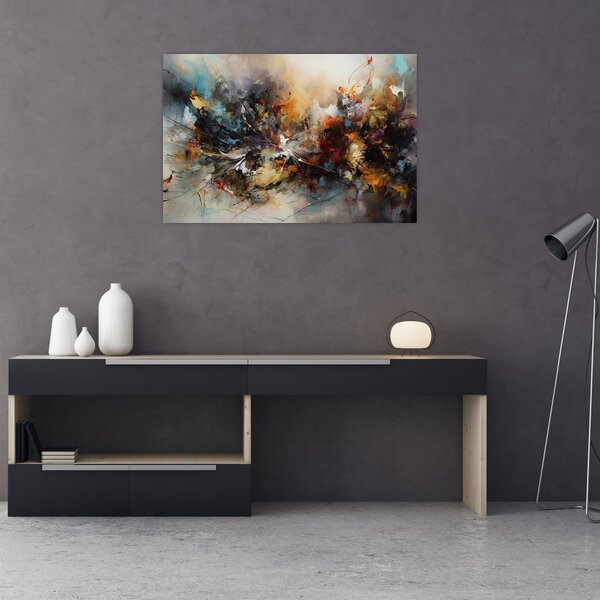 Kép - Absztrakt grafika (90x60 cm)
