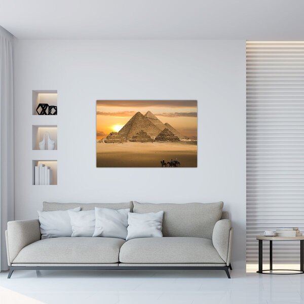 Kép - Piramisok (90x60 cm)