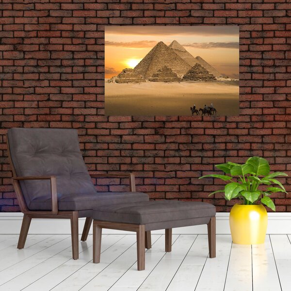 Kép - Piramisok (90x60 cm)