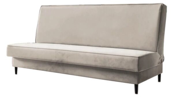 PETRONELA ágyazható kárpitozott kanapé, 200x93x90, fresh 01/fekete