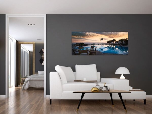 Kép - Üdülőhely a tengerparton (120x50 cm)