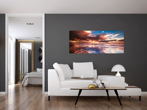 Kép - Esti strand (120x50 cm)