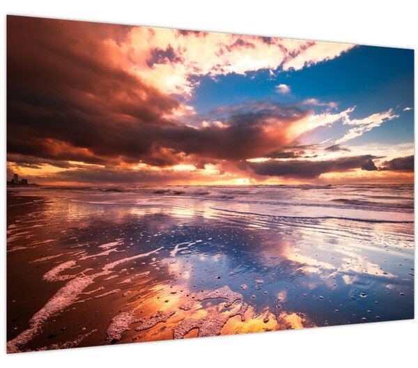 Kép - Esti strand (90x60 cm)