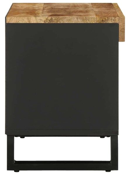 Mangófa TV-szekrény - Ipari Stílus - 85x33x43,5 cm